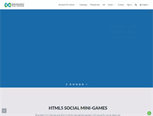 Tablet Screenshot of brandedminigames.com